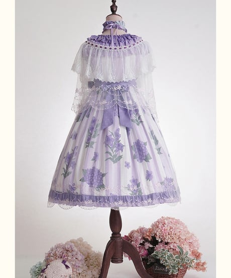 Milu Forest エンドレスサマー ラウンドネックワンピース 単品 [LO471]