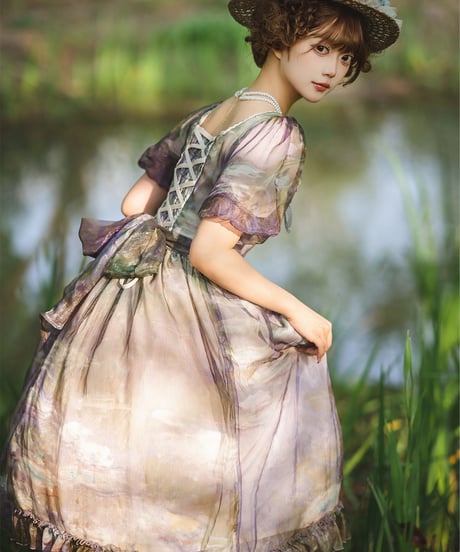 Miss Cube / 油画集 ワンピース [LO1069]