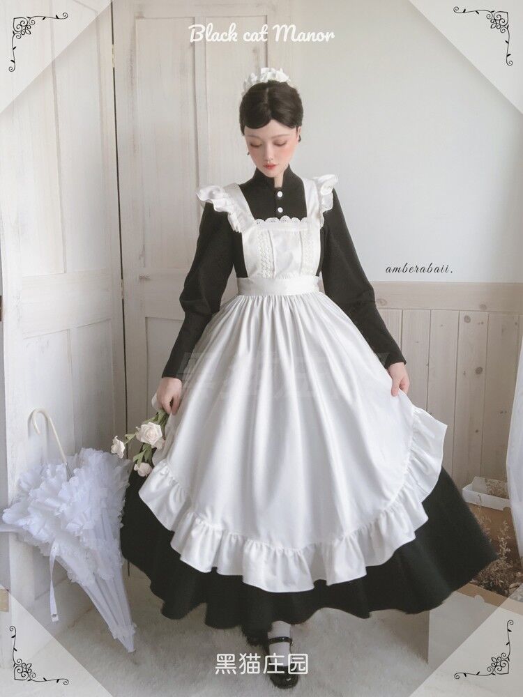 Black Cat Manor ロングメイド服 Ⅲ型 オーダー [OP400] | Roses