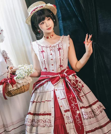 Miss Point 四季の果樹園 ロリィタドレス 前あきJSK  [LO1611]