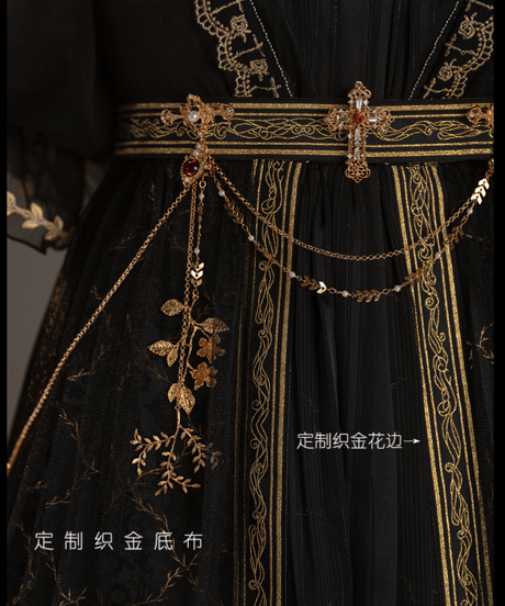 Dolis Night 帝国的東征 エンパイアスタイルドレス OP フルセット L [LO736]