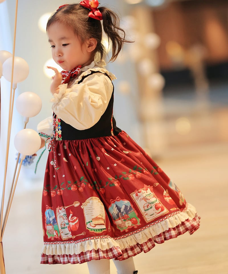 Miss Point りんご園 こども用 バイエルン風ロリィタドレス [LO942] | R