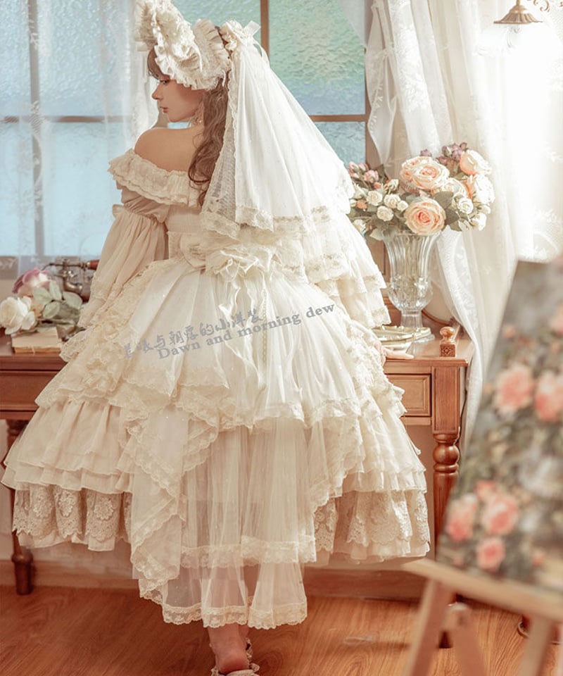 Dawn & Morning Dew 夜明けのエルフ クラシックロリィタ ワンピース 