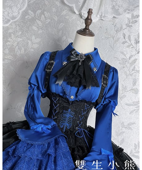Twin Bears /  黒霧の幽宴 ロリィタドレス JSK、ブラウス⑦ [LO1513]