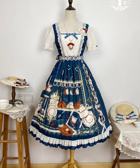 Miss Point / Picnic Tea Party ロリィタドレス 半袖ワンピース  [LO1113]
