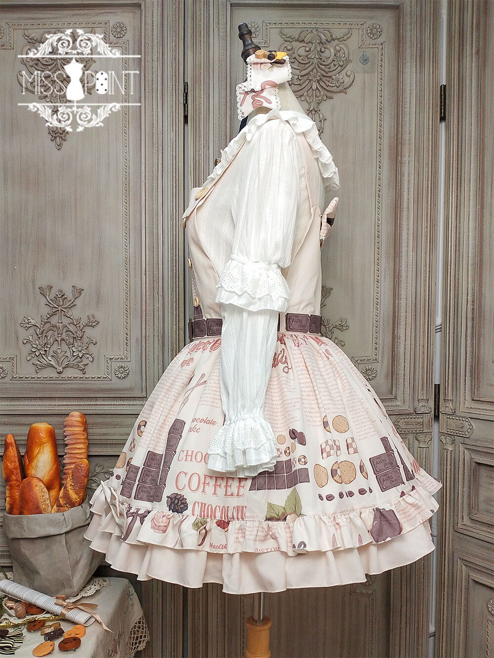 Miss Point チョコレートデイリー ロリィタ サロペットスカート [LO364 