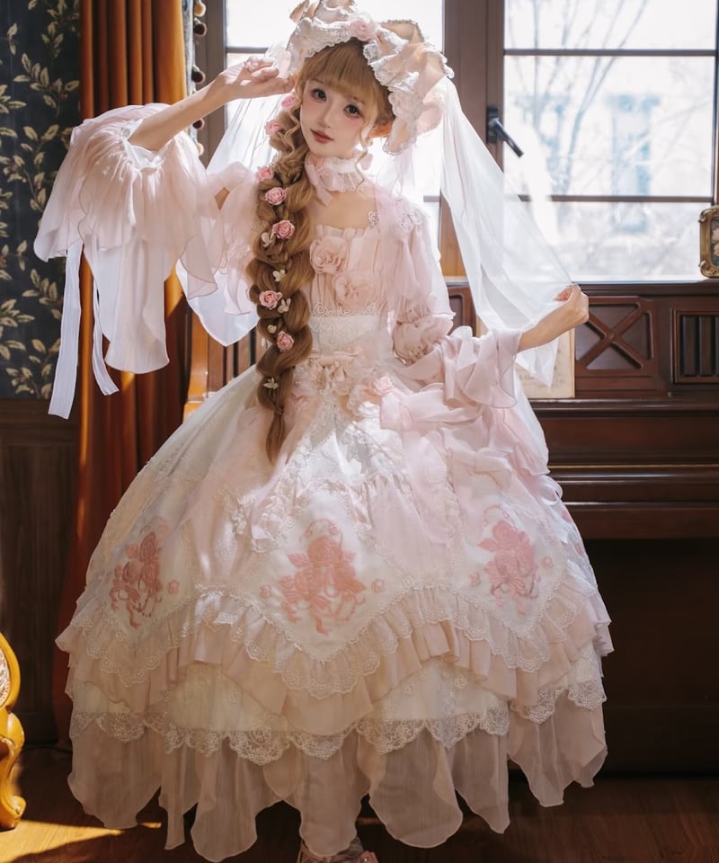 Bramble Rose / バラの花傘 ロリィタドレス JSK set [LO1548] |