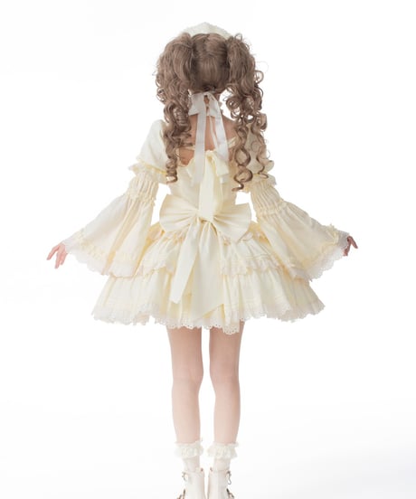 WF Lolita / Miss Flora   ロリィタドレス 綿 ブラウス＋スカートセット [LO973]