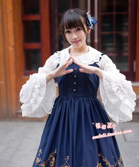 草莓巫女 Alice in Wonderland ロリィタ ワンピース, JSK  [LO799]