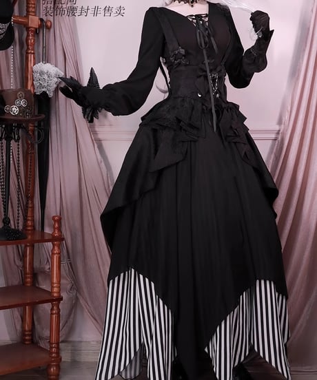 VantablackStudio / Wednesday Addams Manor ゴシック SK, ブラウス, ジャケット [LO919]