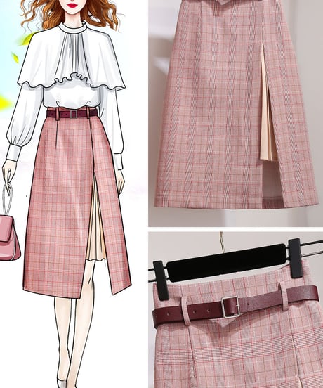 フリル付きスカートとブラウスのセットです❢ セール】コルセットデザインフリルスカート（スカート）｜JUNOAH