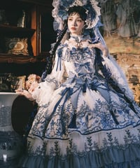 Bramble Rose /  磁韻華章コレクション 蝶恋青花 ロリィタドレス ワンピース set [LO1431]