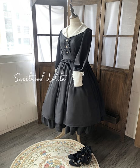 レディローラ ローラダイアリー クラシック ロリィタ 長袖 ワンピース [LO177]