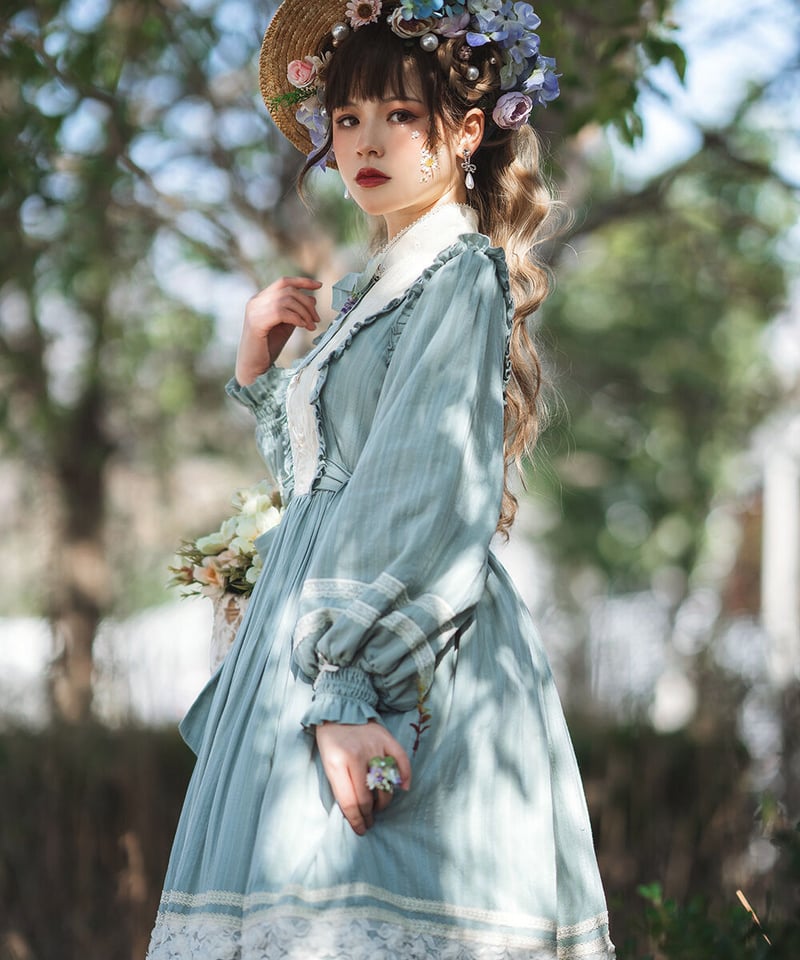 Miss Point マーガレット クラシックロリィタ 長袖 ワンピース [LO333