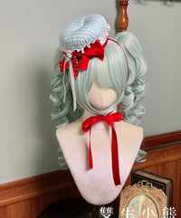 Twin Bears /  ひとくちケーキ姫 緑赤ロリィタドレス アクセサリー⑨ [LO1478]