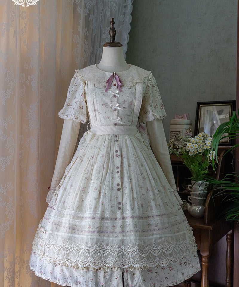 Miss Point 花とアリス クラシックロリィタ レースタブリエ