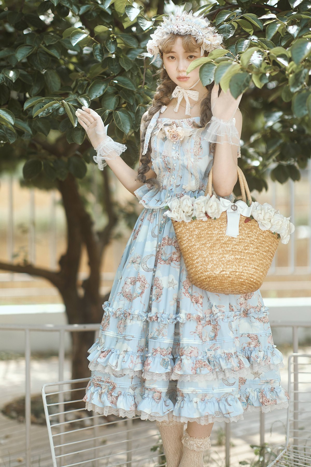 Little Plum Daydreaming Rabbit ロリィタドレス キャミソール＋ス