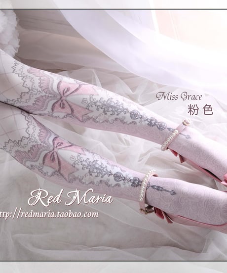 Red Maria ロリィタタイツ 80D  Miss Grace [st56]