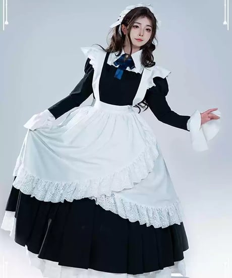 Black Cat Manor ロングメイド服 Ⅸ型 オーダー[OP400]