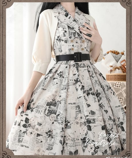 Forest Wardrobe 午後の森林 一型ワンピース [LO1175]