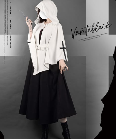 VantablackStudio / 悲運の修道女 ゴシック JSK、ブラウス、マント [LO1037]