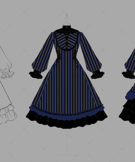 Miss Point / Point Manor クラシックロリィタ 長袖ワンピース  [LO622]