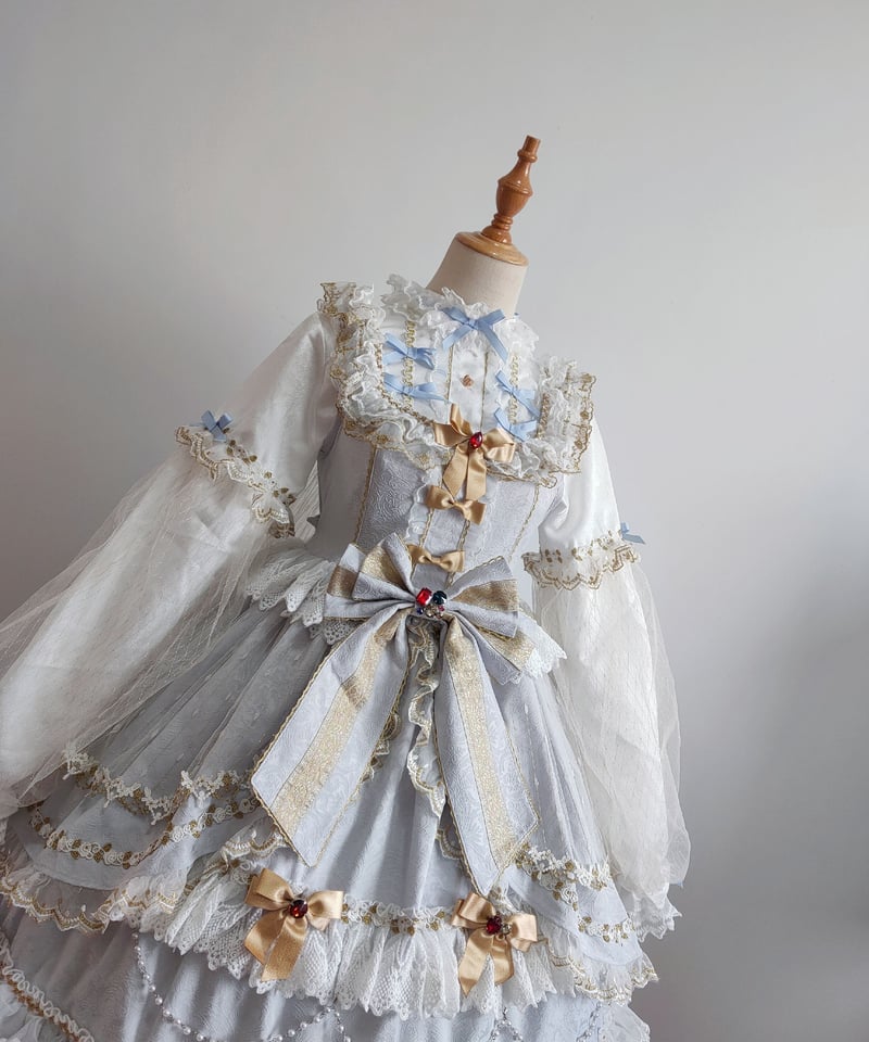 Puppet Night クラウン ロリィタドレス ブラウス＋JSK [LO249