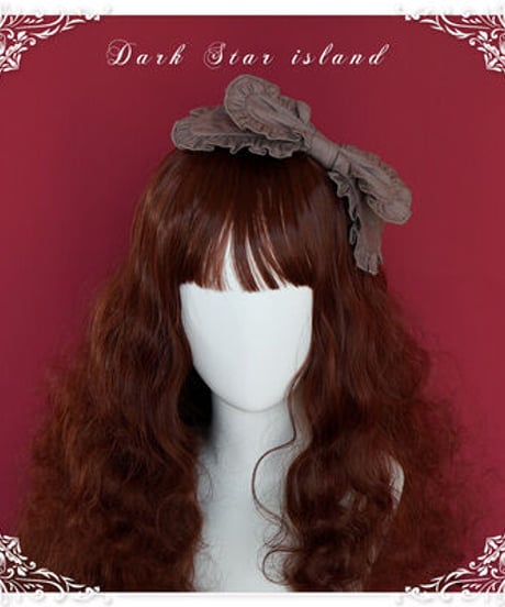 Dark Star Island 2020周年 クラシックロリィタドレス ヘッドリボン [LO298]