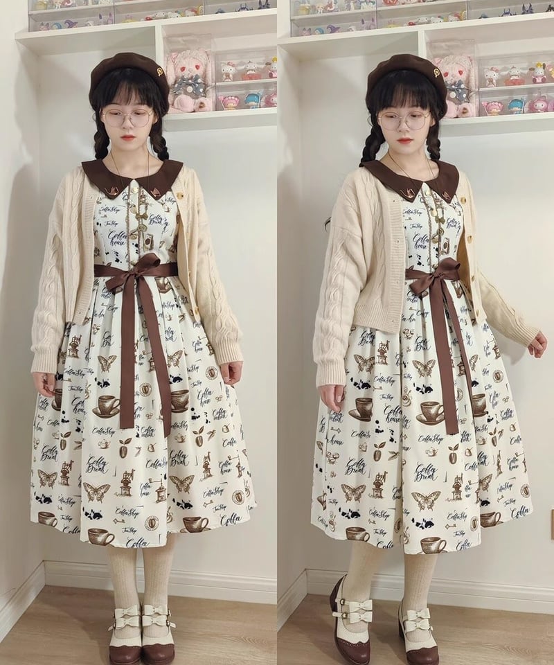 Miss Cube キャラメルラテ ロリィタドレス [LO891] | Roses on th 