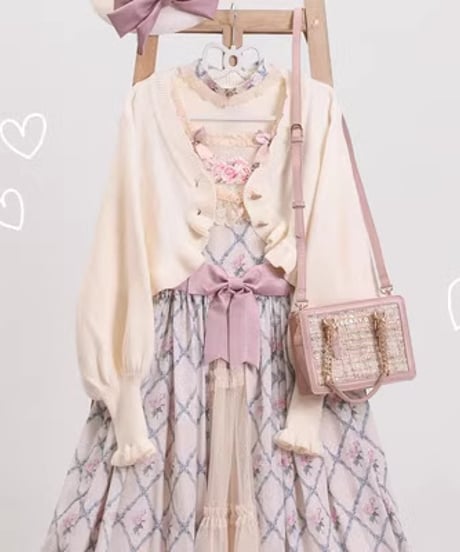 MIST スイートクッキー ロリィタ ショートカーディガン オーバーサイズ [LO883]