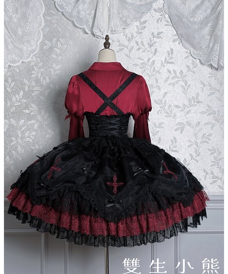 Twin Bears /  黒霧の幽宴 ロリィタドレス JSK、ブラウス⑦ [LO1513]