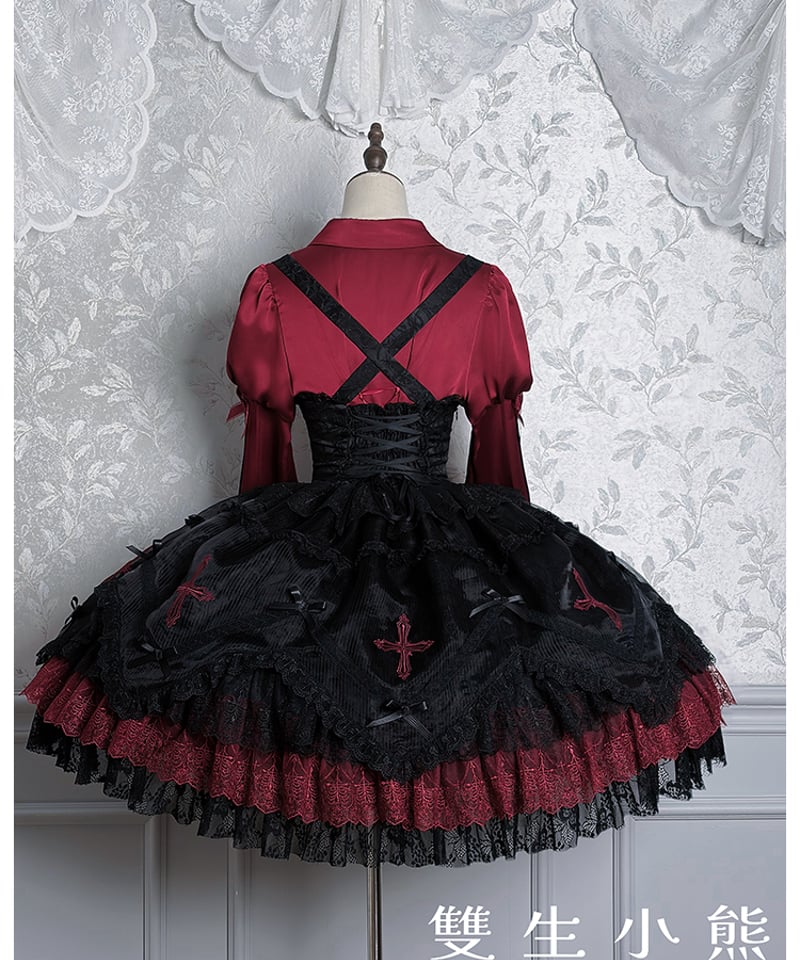 Twin Bears / 黒霧の幽宴 ロリィタドレス JSK、ブラウス [LO1513] |