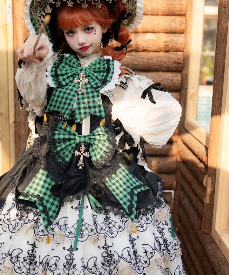 Bramble Rose / 四象魔女 ロリィタ ワンピース full set [LO82