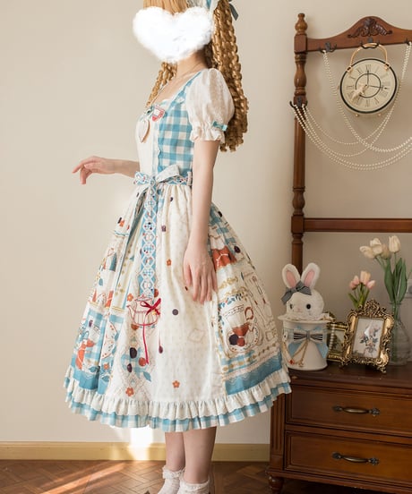Miss Point / Picnic Tea Party ロリィタドレス 半袖ワンピース  [LO1113]