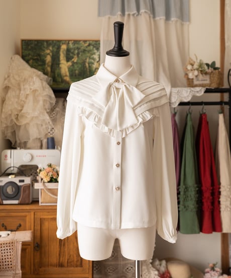Forest Wardrobe 森林のかご4.0 リボンブラウス [LO950]