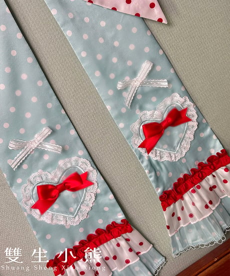 Twin Bears /  ひとくちケーキ姫 緑赤ロリィタドレス アクセサリー⑨ [LO1478]