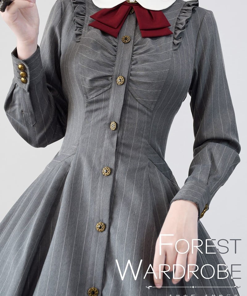 Forest Wardrobe 森林旅行者 ストライプOP [LO663] | Roses o 