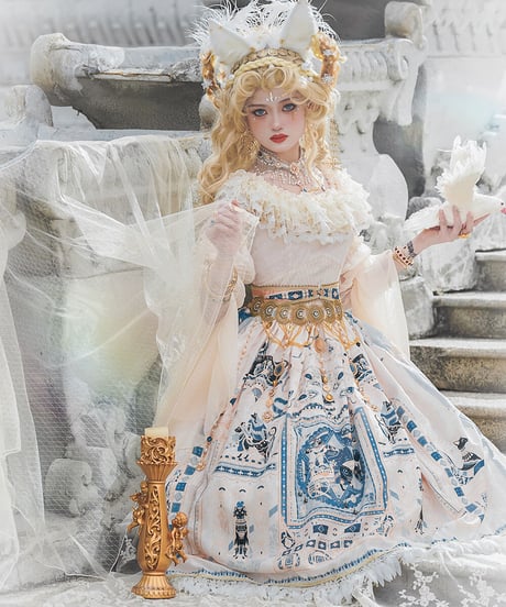 Dusk BASTET （ 黄昏贝斯特）エジプト風ロリィタ ゴージャスJSK SPバージョン JSK単品[LO350]