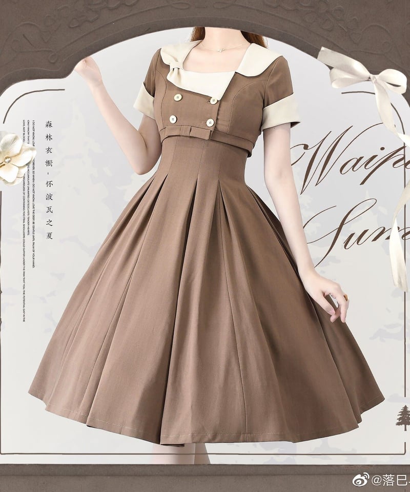 Forest Wardrobe ワイポウアの夏 ノースリーブOP＋ショート