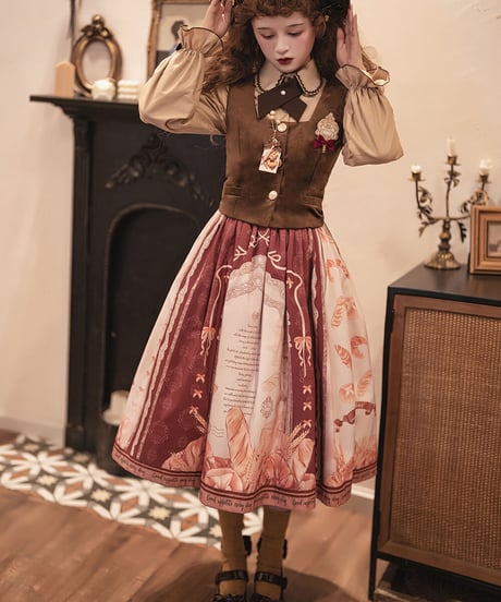 Miss Point 花の子 バイエルン風 ベスト [LO645]