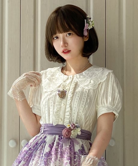 Miss Point サマーガーデン リボンベルト・花丸・ネックレス [LO571]