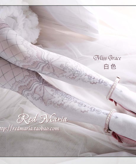 Red Maria ロリィタタイツ 80D  Miss Grace [st56]