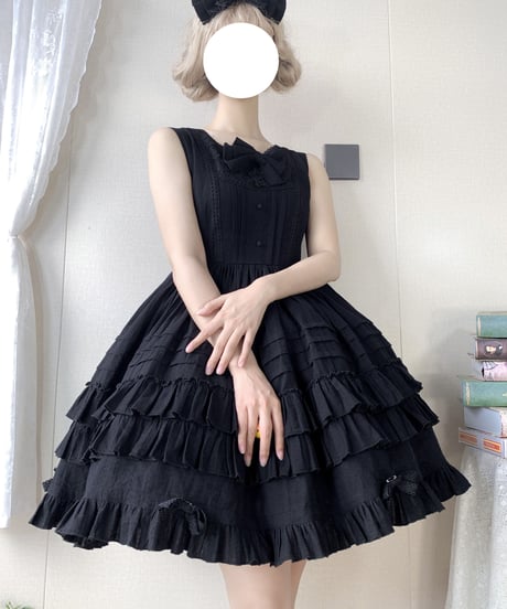 草莓巫女 Nelly コットン ロリィタドレス JSK [LO752]