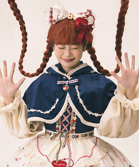 Miss Point りんご園 バイエルン風ロリィタドレス 帽子、三角ケーキ帽、エプロン [LO942]