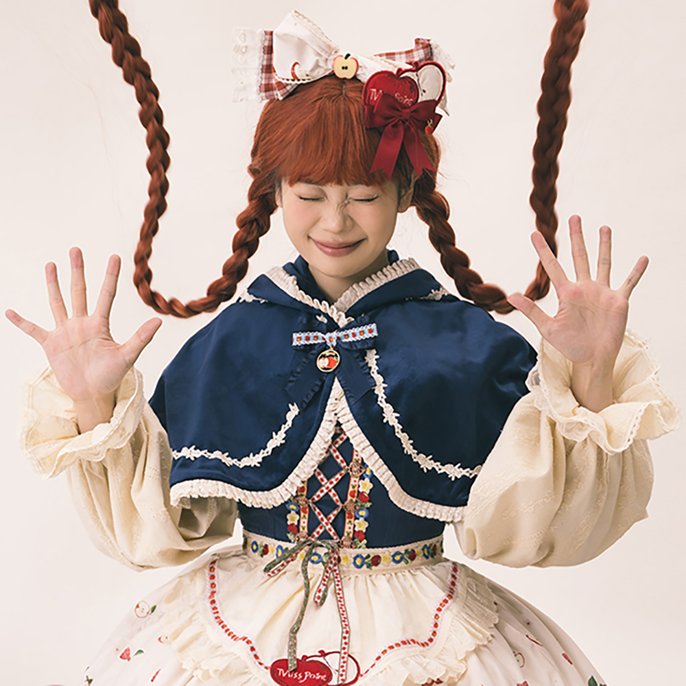 Miss Point りんご園 バイエルン風ロリィタドレス 帽子、三角ケーキ帽