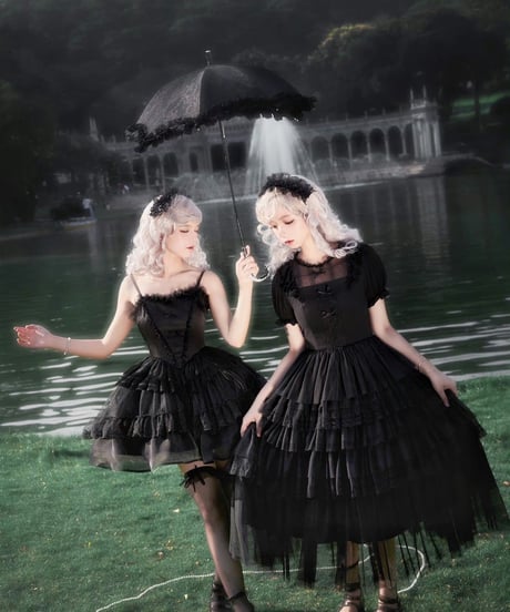 with PUJI / 象牙の塔 ロリィタドレス ワンピース、JSK  [LO1099]