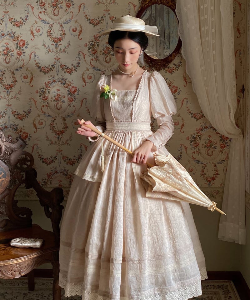 型紙】 スクエアネック ジュリエットスリーブ クラシックロリィタ