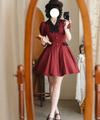 Forest Wardrobe 森林ポルカドット ワンピース [LO1419]