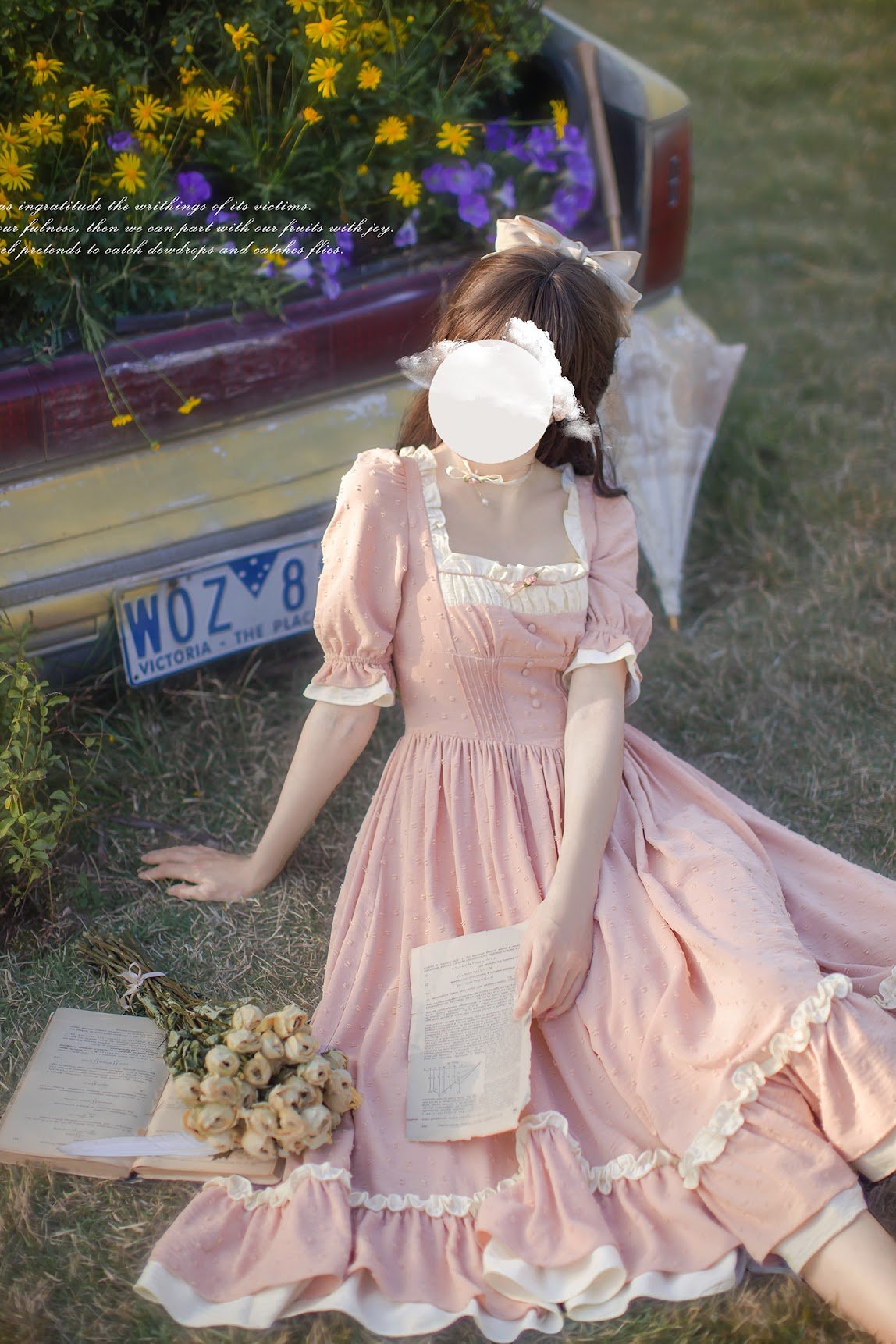 胡桃木JK / リラ 田園風ロリィタ ワンピース [LO1362] | Roses