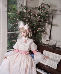 Classical Puppets 少女人形十六女  薔薇と百合 ロングロリィタドレス＋リボンKC[LO563]